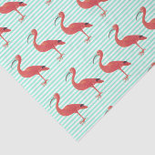Pink Flamingo Muster - Kunstteppich Seidenpapier (Ausschnitt)