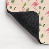 Pink Flamingo Muster Mousepad (Ecke)