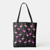 Pink Flamingo Muster Tasche (Rückseite)