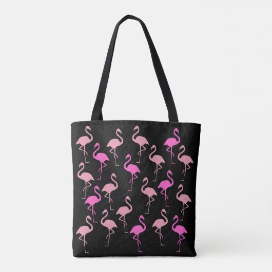 Pink Flamingo Muster Tasche (Rückseite)