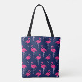 Pink-Flamingo-Muster Tasche (Rückseite)