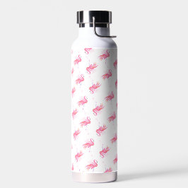 Pink Flamingo Muster Trinkflasche