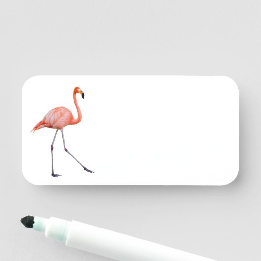 Pink Flamingo Namensschild (Beispiel)