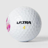Pink Flamingo Niedlich Giro Tropical Bird Beach Golfball (Logo)