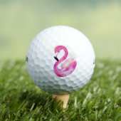 Pink Flamingo Niedlich Giro Tropical Bird Beach Golfball (Insitu T-Shirt)