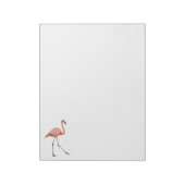 Pink Flamingo Notizblock (Rotiert)
