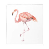 Pink Flamingo Notizblock (Vorderseite)