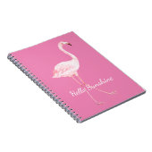 Pink Flamingo Notizblock (Rechte Seite)