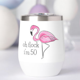 Pink Flamingo Oh Flock Ich bin 50 Geburtstag