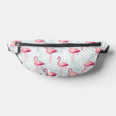 Pink Flamingo & Palm Blätter - Niedlich Bauchtasche (Ablage )