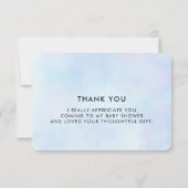 Pink Flamingo & Palm Trees Kinderdusche Dank Einladung (Rückseite)