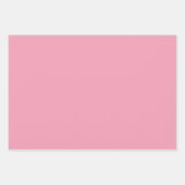 Pink Flamingo Paradise: Wasserfarben Muster Geschenkpapier Set (Vorderseite 2)