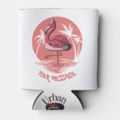 Pink Flamingo Party Dosenkühler (Vorderseite)