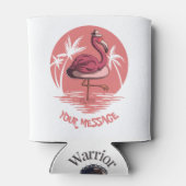 Pink Flamingo Party Dosenkühler (Rückseite)