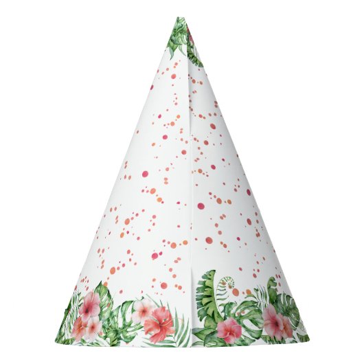 Pink Flamingo Party Hat Partyhütchen (Rückseite)