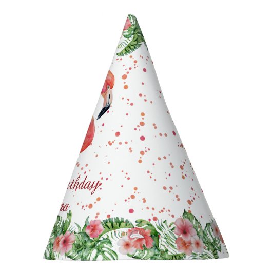 Pink Flamingo Party Hat Partyhütchen (Rechts)