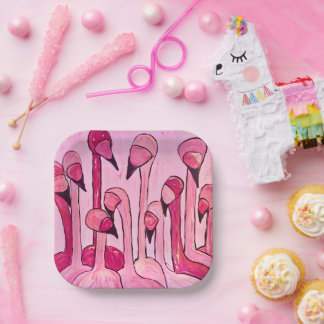 Pink Flamingo Party Teller