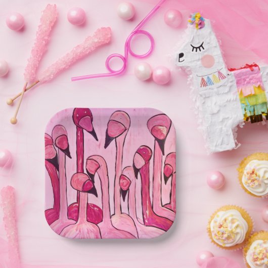 Pink Flamingo Party Teller (Party)