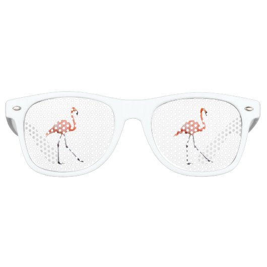 Pink Flamingo Partybrille (Vorderseite)