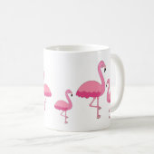 Pink Flamingo Personalisiert Coffee Tasse (VorderseiteRechts)