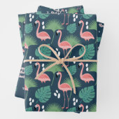 Pink Flamingo Personalisiert Wrapping Paper Sheets Geschenkpapier Set (Beispiel)