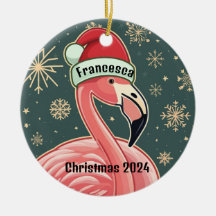 Pink Flamingo Personalisierte Weihnachtsfeier