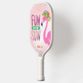 Pink Flamingo Pickleball Schläger (Links)