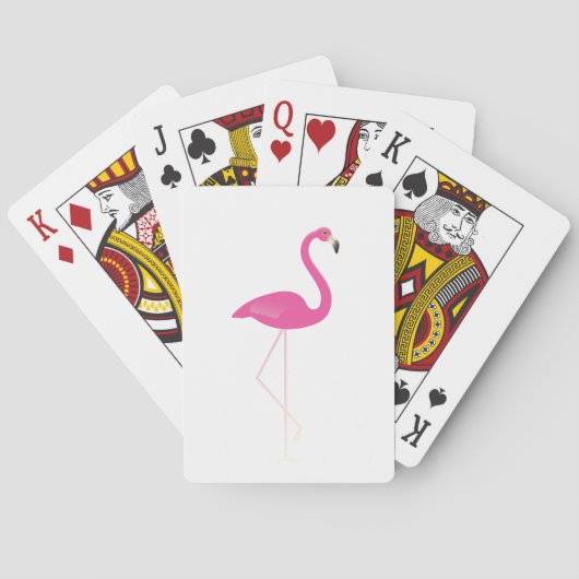 Pink Flamingo Poker Cards Spielkarten (Rückseite)