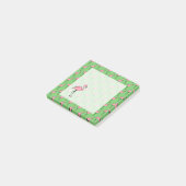 Pink Flamingo Post It Notes Gift Post-it Klebezettel (angewinkelt)