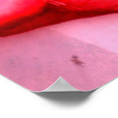 Pink Flamingo Poster (Ecke)