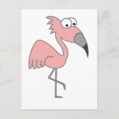 Pink Flamingo Postkarte (Vorderseite)
