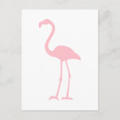 Pink Flamingo Postkarte (Vorderseite)