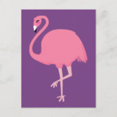 Pink Flamingo Postkarte (Vorderseite)