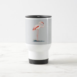 Pink Flamingo Reisebecher