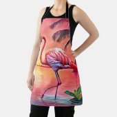 Pink Flamingo Scene Design Schürze (InSitu)