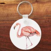 Pink Flamingo Schlüsselanhänger (Vorderseite)