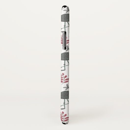 Pink flamingo seamless pattern flowers, leaves Case-Mate iPhone hülle (Hinten/Rechts)