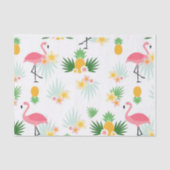 Pink Flamingo Seidenpapier (Vorderseite)