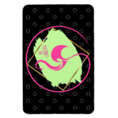 Pink Flamingo sein fabelhaftes inspirierendes Spri Magnet (Vertikal)