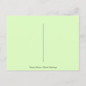 Pink Flamingo sein fabelhaftes inspirierendes Spri Postkarte (Rückseite)