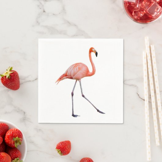 Pink Flamingo Serviette (Beispiel)