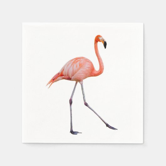 Pink Flamingo Serviette (Vorderseite)