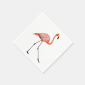 Pink Flamingo Serviette (Ecke)