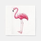 Pink Flamingo Serviette (Vorderseite)