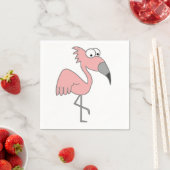 Pink Flamingo Serviette (Beispiel)
