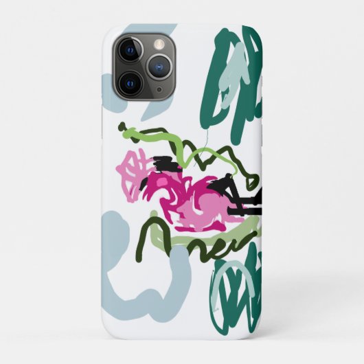 Pink flamingo set Case-Mate iPhone hülle (Rückseite)