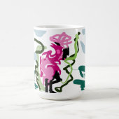 Pink flamingo set kaffeetasse (Mittel)
