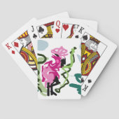 Pink flamingo set spielkarten (Rückseite)