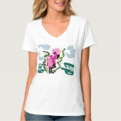 Pink flamingo set T-Shirt (Vorderseite)