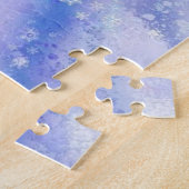 Pink Flamingo Skier Jigsaw Puzzle Cartoon (Seite)